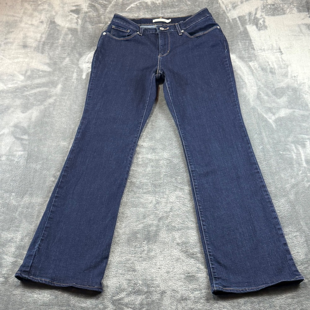 Levis Classic Bootcut Jeans Womens Size 28 Dark Wash Indigo Stretch 39252-0004